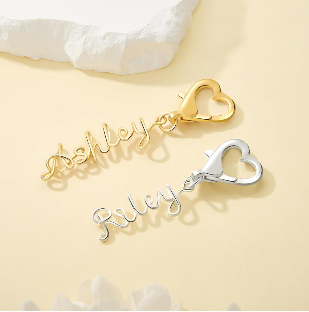 Custom name bag charm image 0