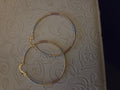 Medium thin tri color hoops