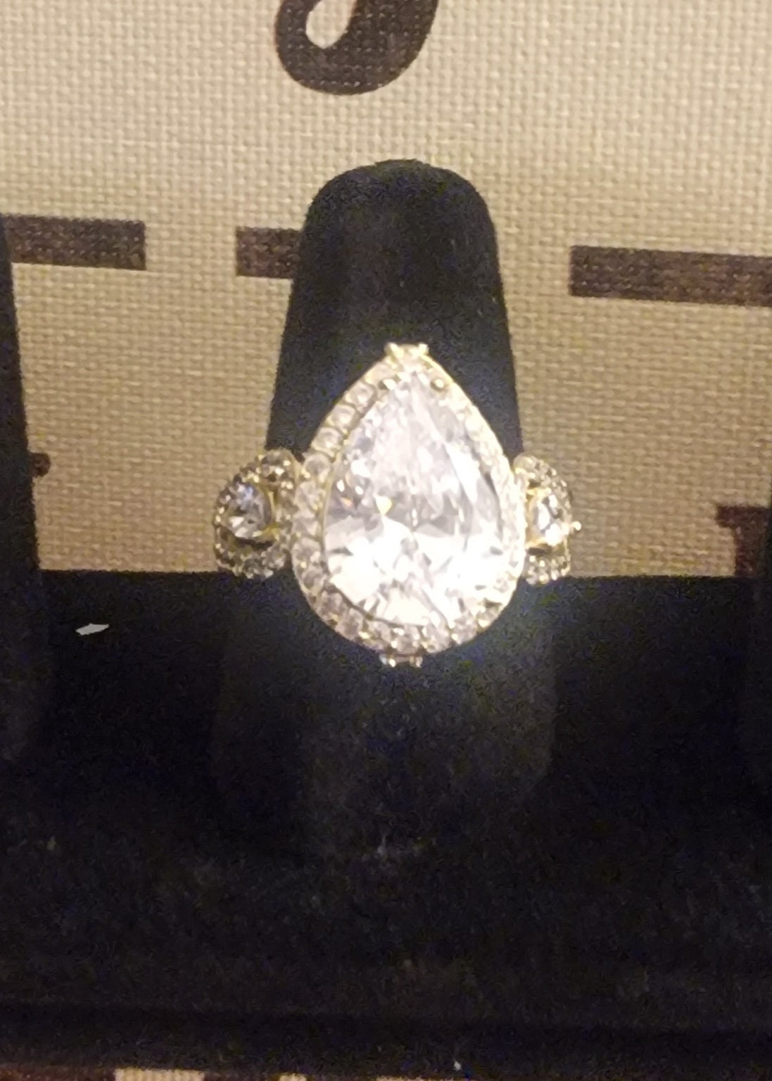 Big glam ring sizes 6 to 8 image 0