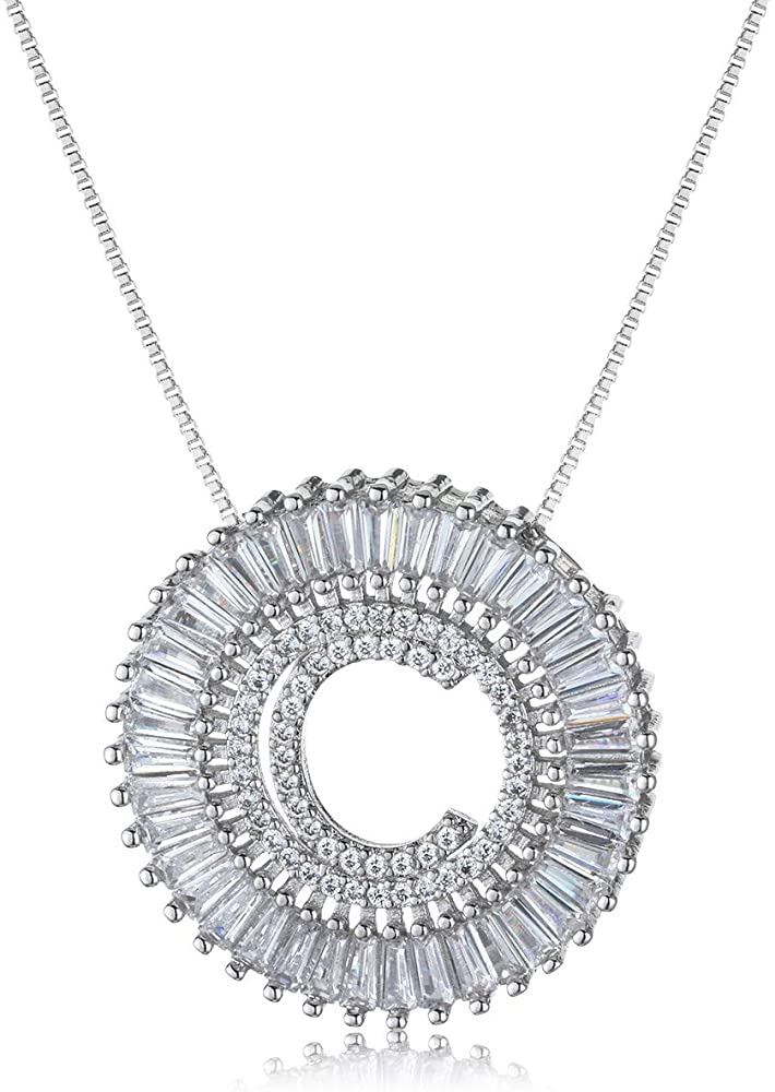 Inital Circle Pendant  image 0