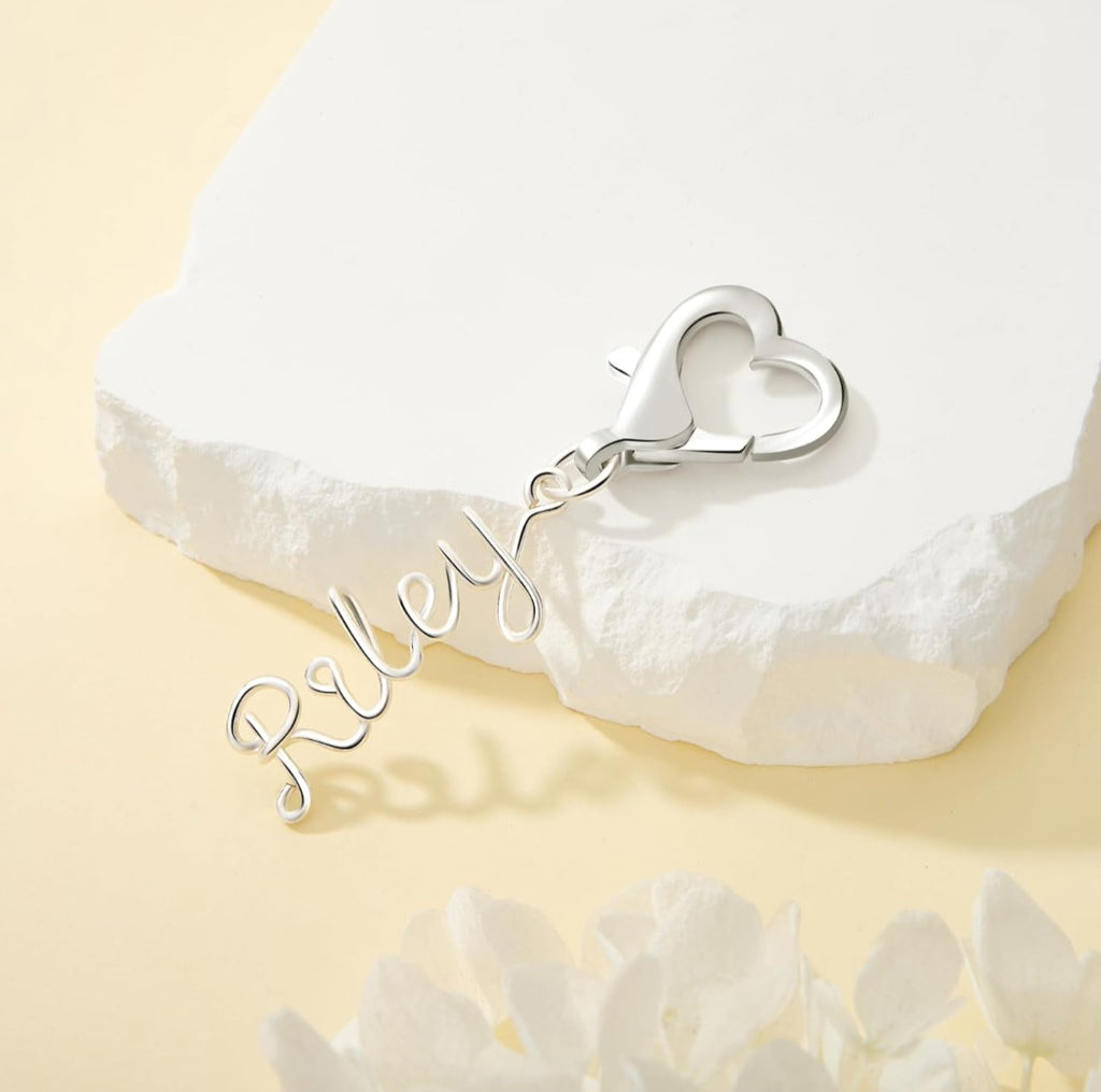 Custom name bag charm image 2