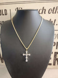 Diamond cross necklace  image 0