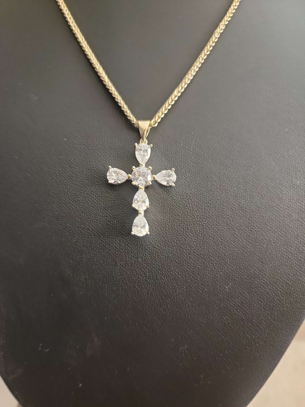 Diamond cross necklace  image 1