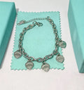 Heart charm bracelet